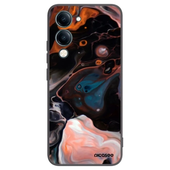 Picasee silikónový čierny obal pre Vivo Y29s 5G - Cream