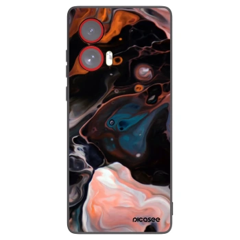 Picasee silikónový čierny obal pre Motorola Edge 50 Fusion - Cream