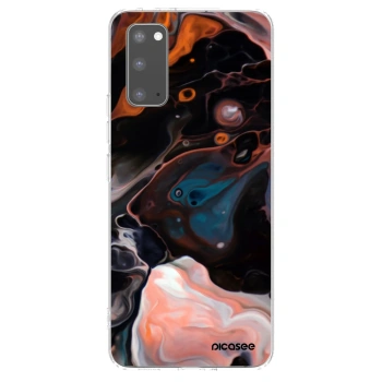 Picasee silikónový prehľadný obal pre Samsung Galaxy S20 G980F - Cream