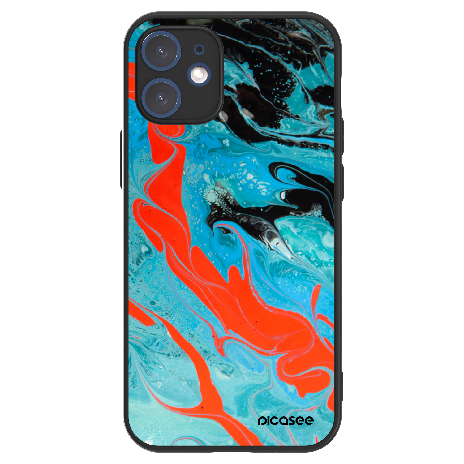 Picasee ULTIMATE CASE pro Apple iPhone 12 mini - Blue Magma