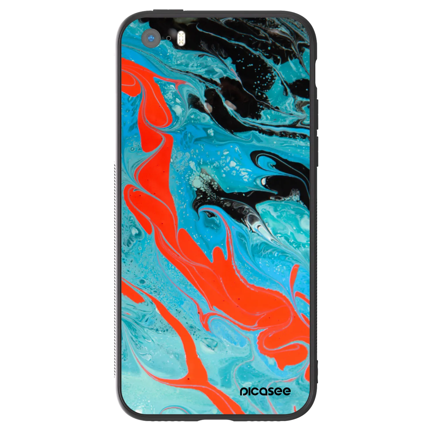 Picasee ULTIMATE CASE pro Apple iPhone 5/5S/SE - Blue Magma