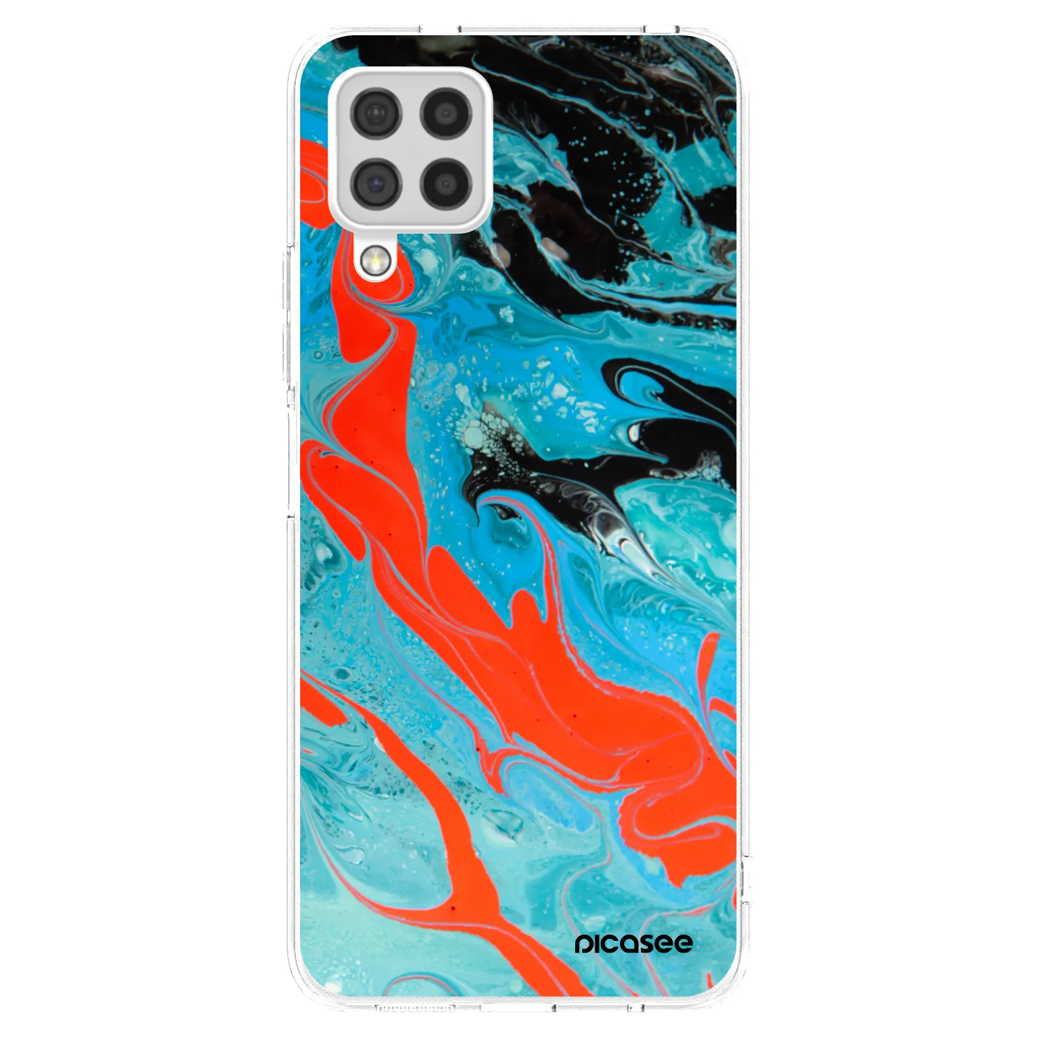 Silikónový prehľadný obal pre Samsung Galaxy A22 A225F 4G - Blue Magma
