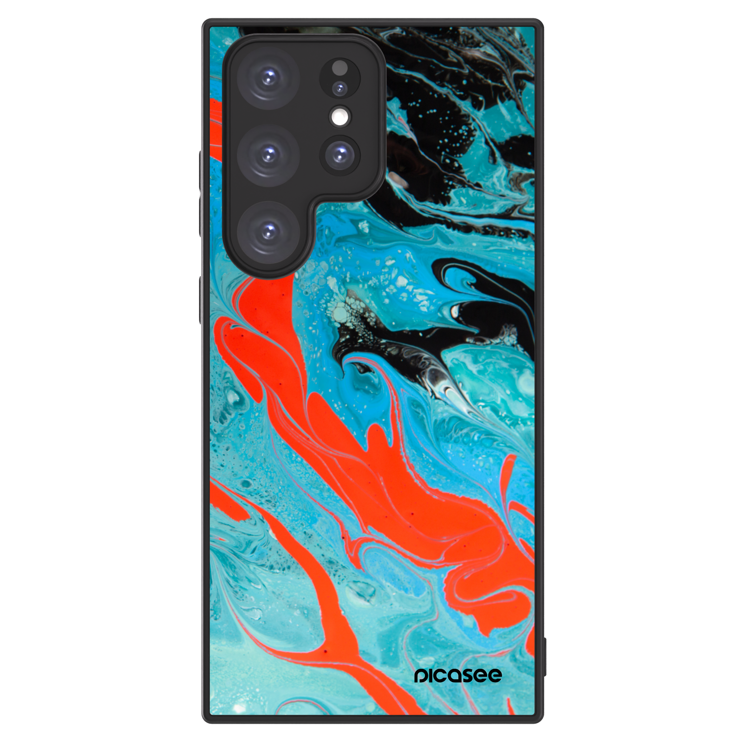 Picasee ULTIMATE CASE pro Samsung Galaxy S23 Ultra 5G - Blue Magma