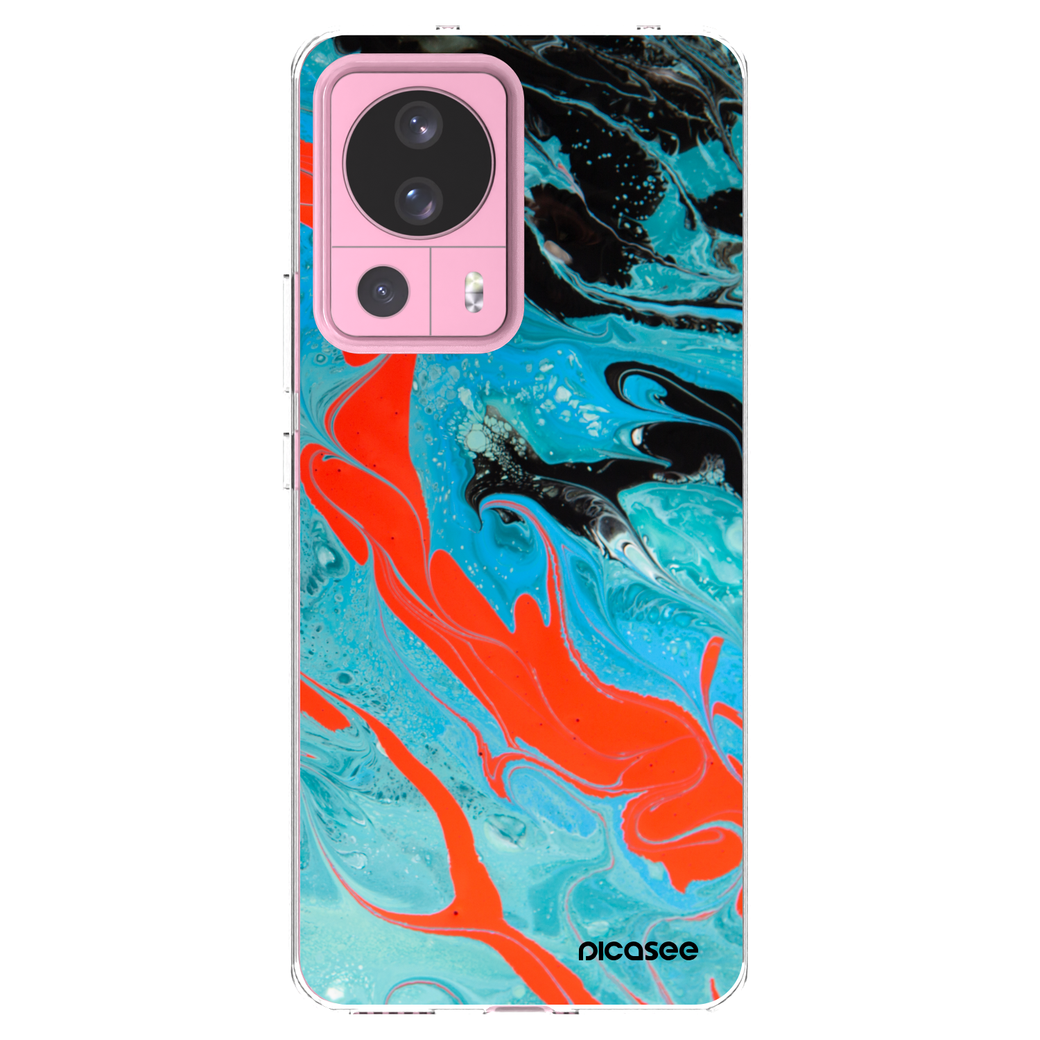Silikónový prehľadný obal pre Xiaomi 13 Lite - Blue Magma