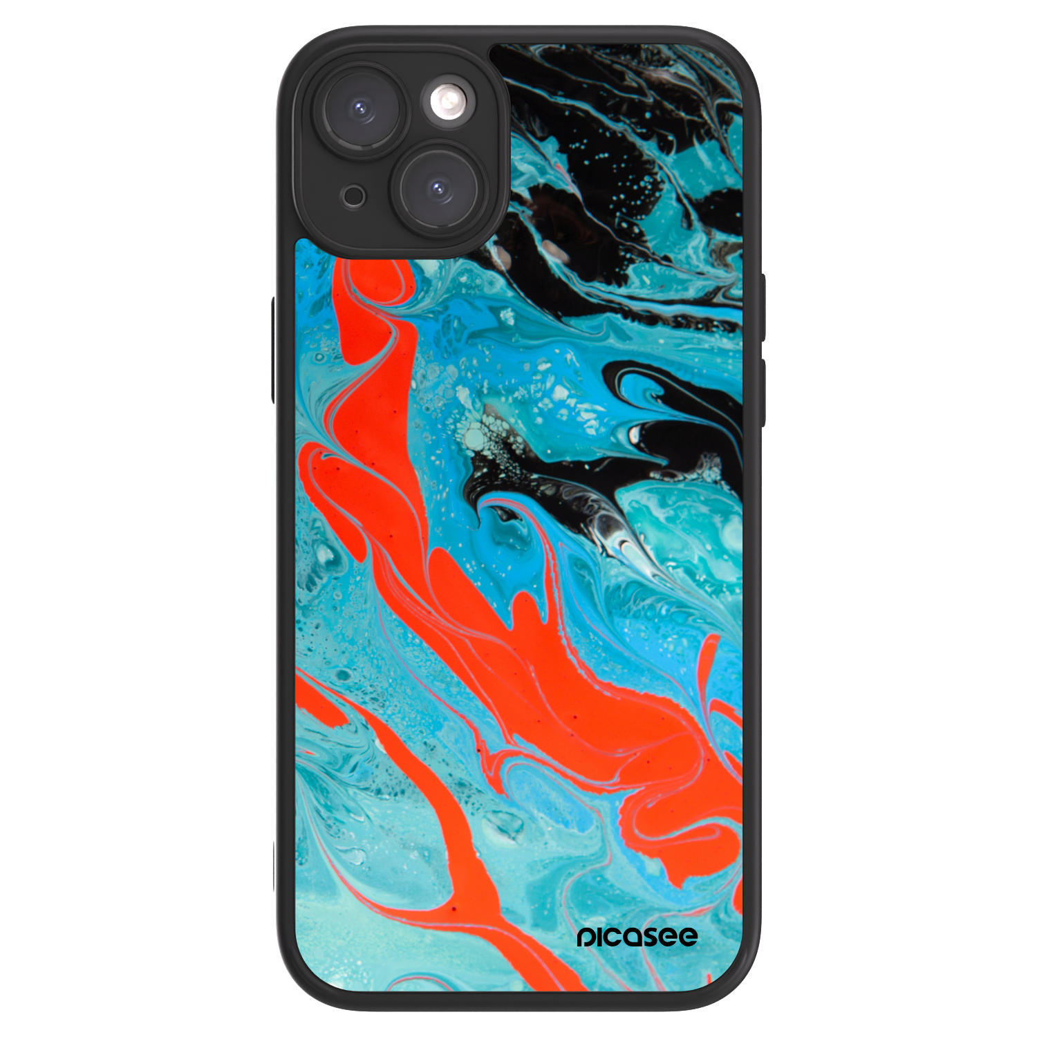 Picasee ULTIMATE CASE MagSafe pro Apple iPhone 15 Plus - Blue Magma