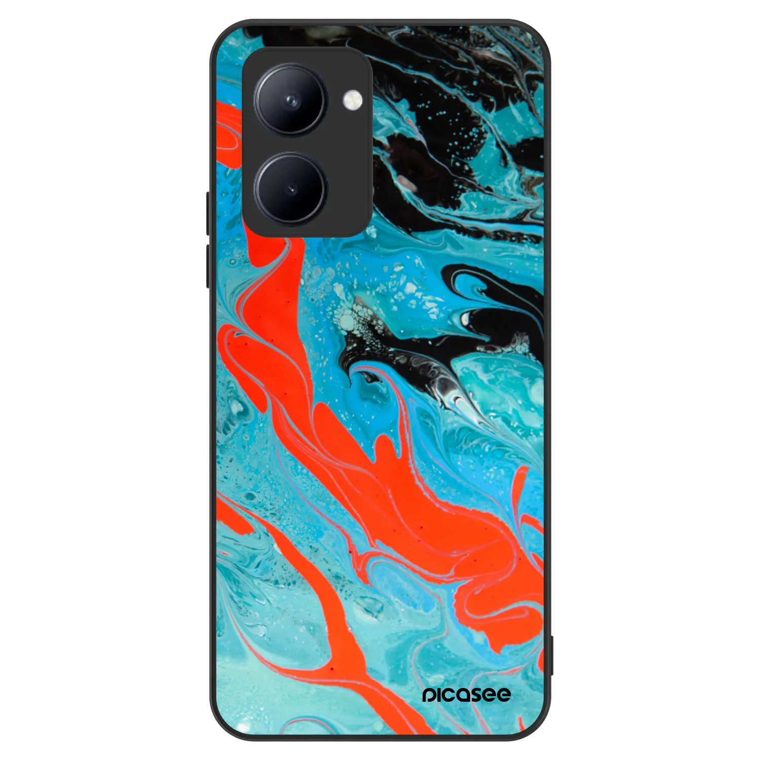 Picasee ULTIMATE CASE pro Realme C33 (2023) - Blue Magma