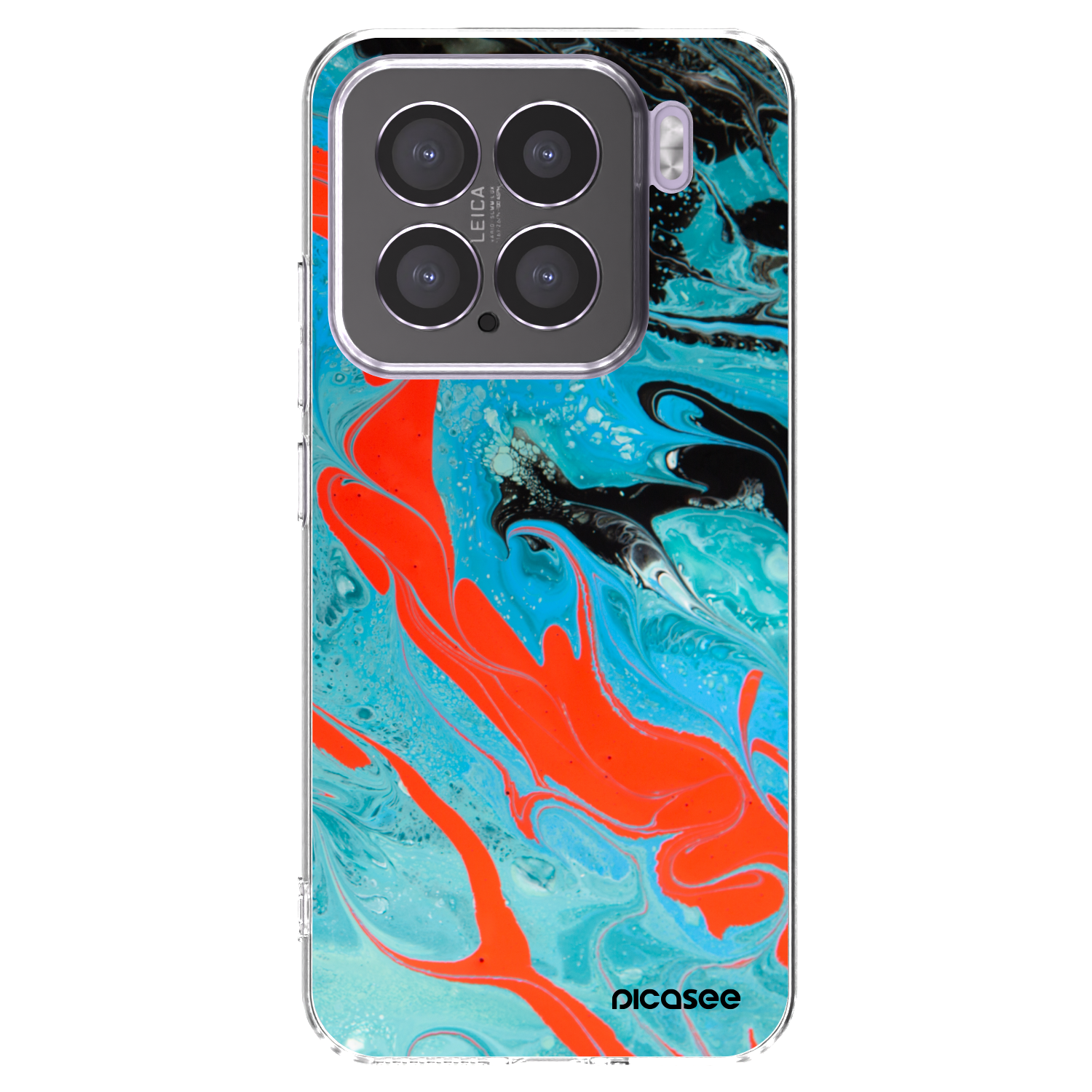 Silikónový prehľadný obal pre Xiaomi 15 - Blue Magma