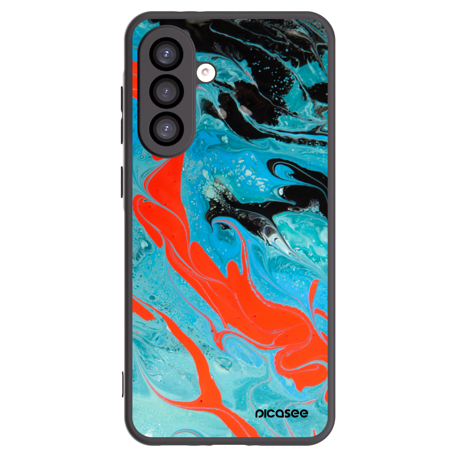 Picasee silikónový čierny obal pre Samsung Galaxy A26 5G A266B - Blue Magma