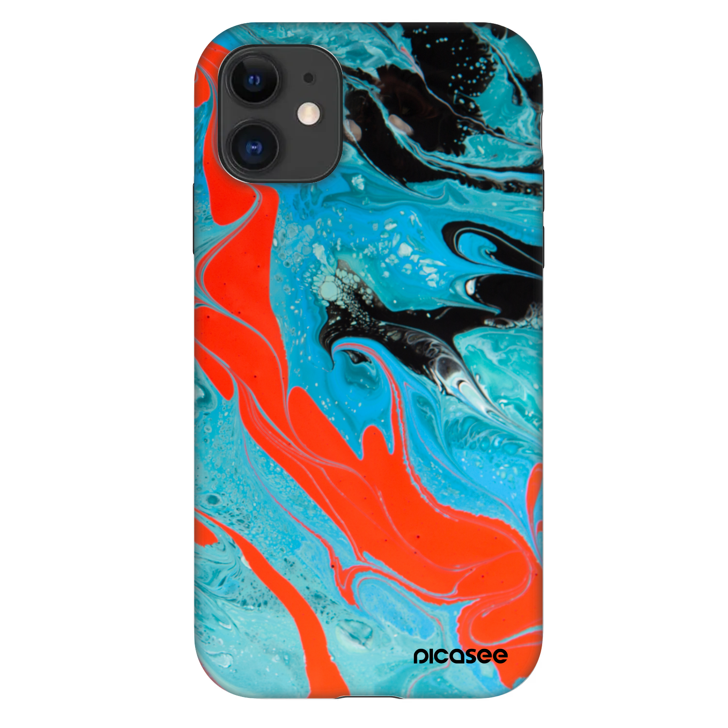 Picasee Fashion Case pre Apple iPhone 11 - Blue Magma