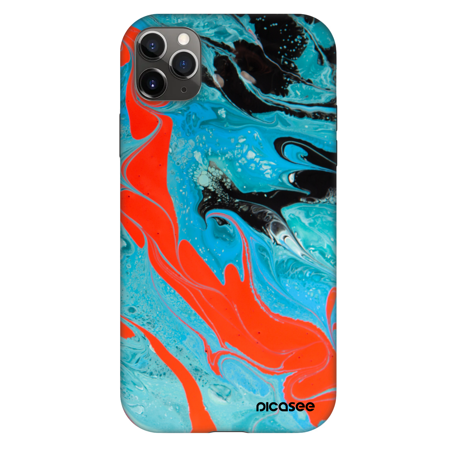 Picasee Fashion Case pre Apple iPhone 11 Pro Max - Blue Magma