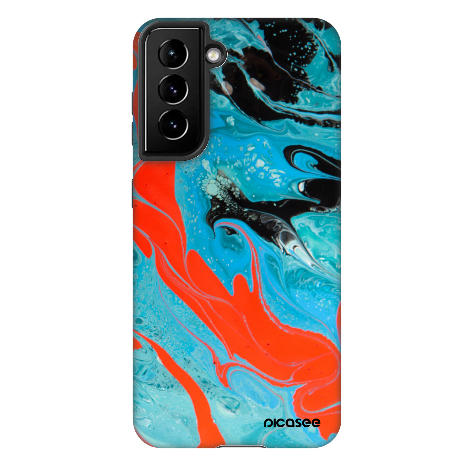 Picasee Fashion Case pre Samsung Galaxy S22 5G - Blue Magma