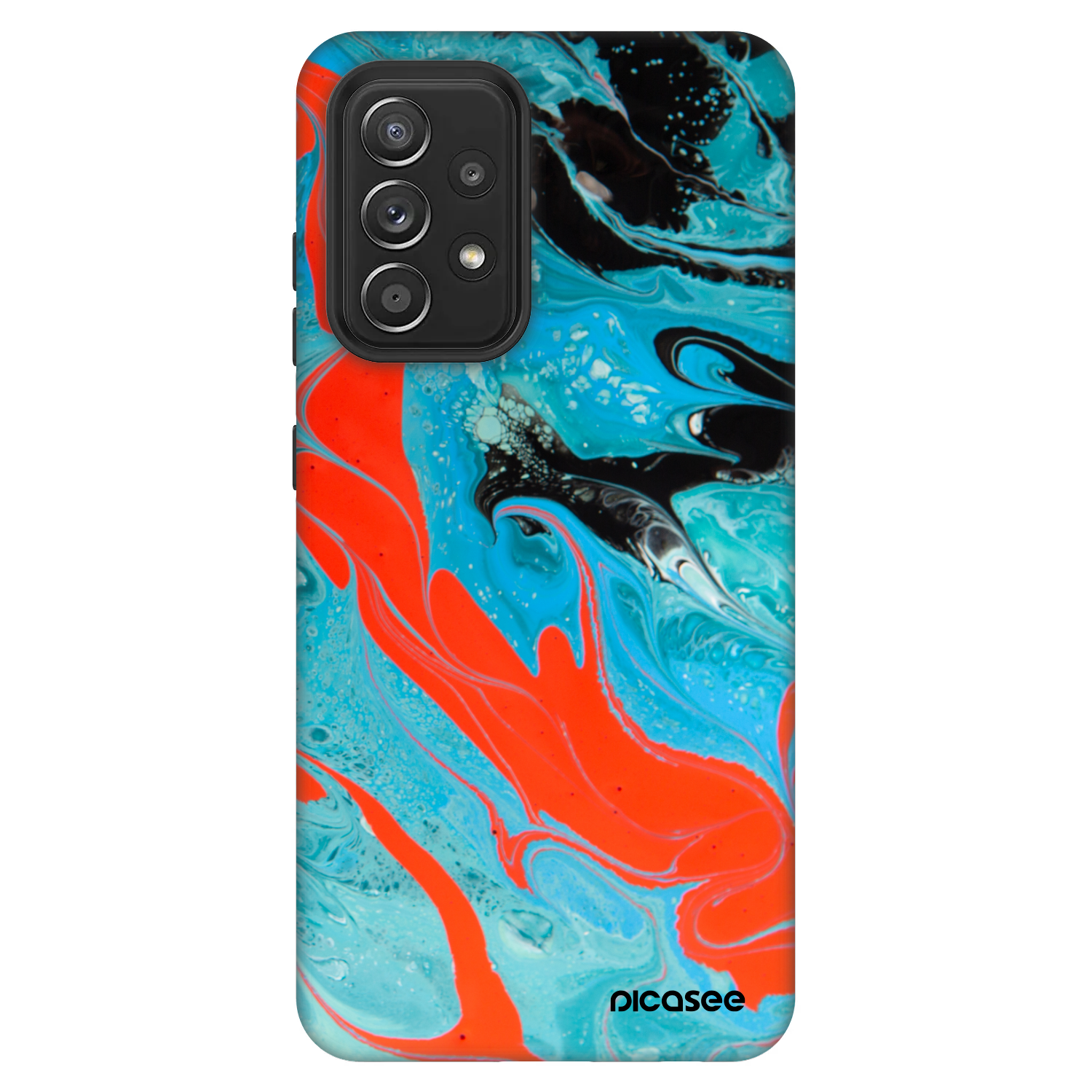 Picasee Fashion Case pre Samsung Galaxy A52s 5G A528B - Blue Magma