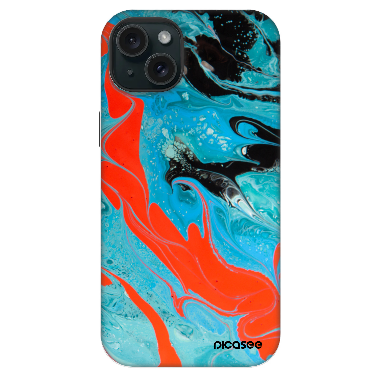Picasee Fashion Case MagSafe pre Apple iPhone 14 Plus - Blue Magma