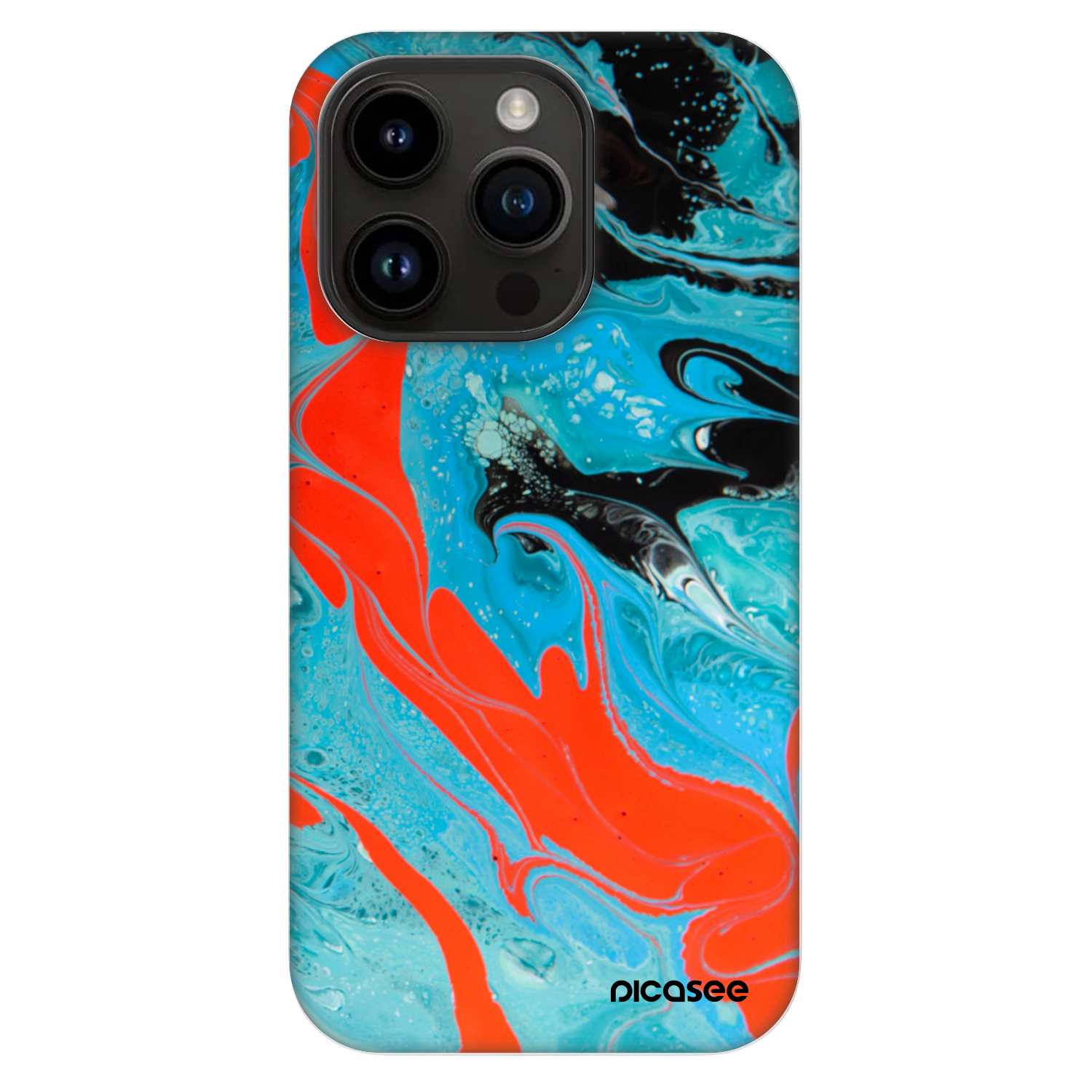 Picasee Fashion Case MagSafe pre Apple iPhone 14 Pro - Blue Magma