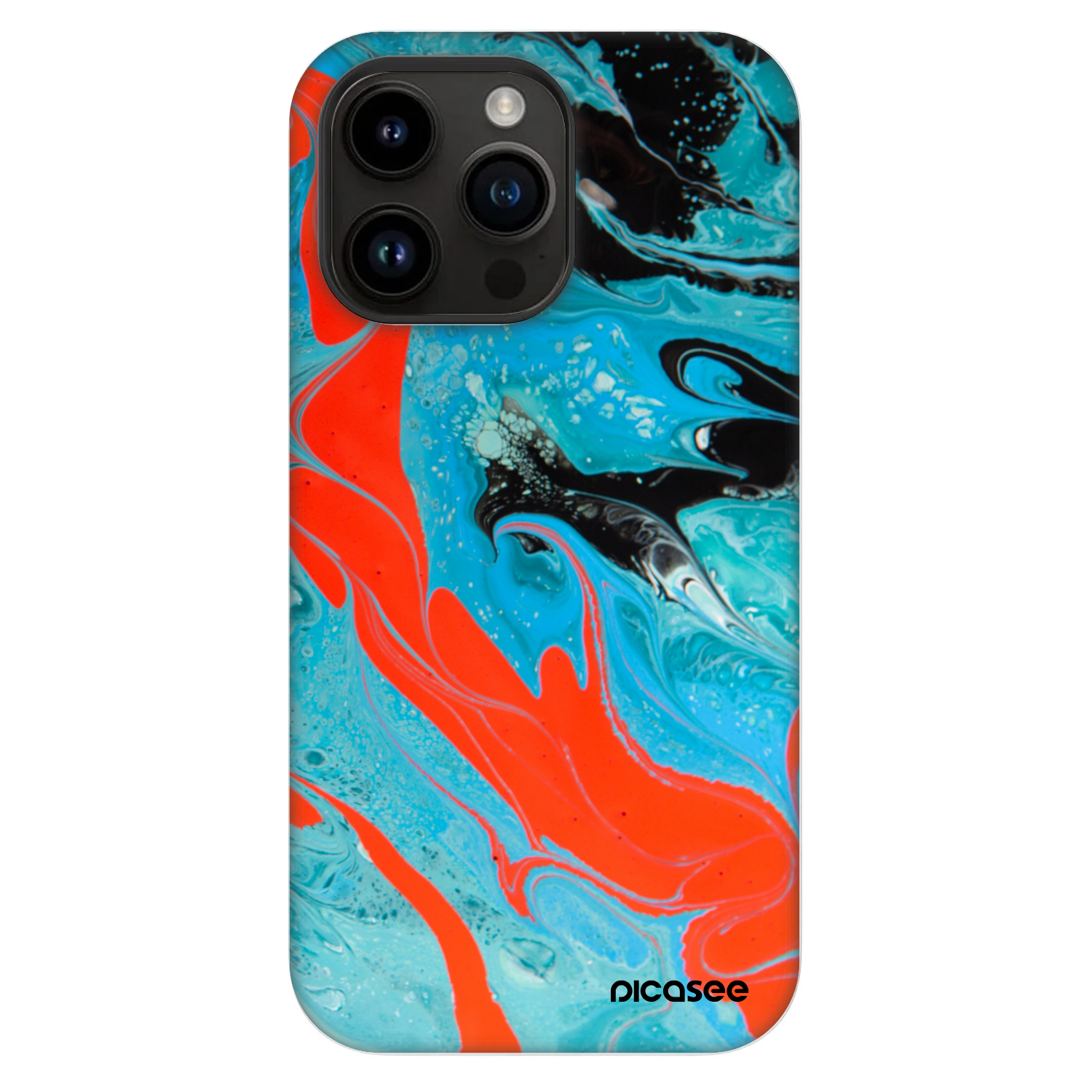 Picasee Fashion Case MagSafe pre Apple iPhone 14 Pro Max - Blue Magma