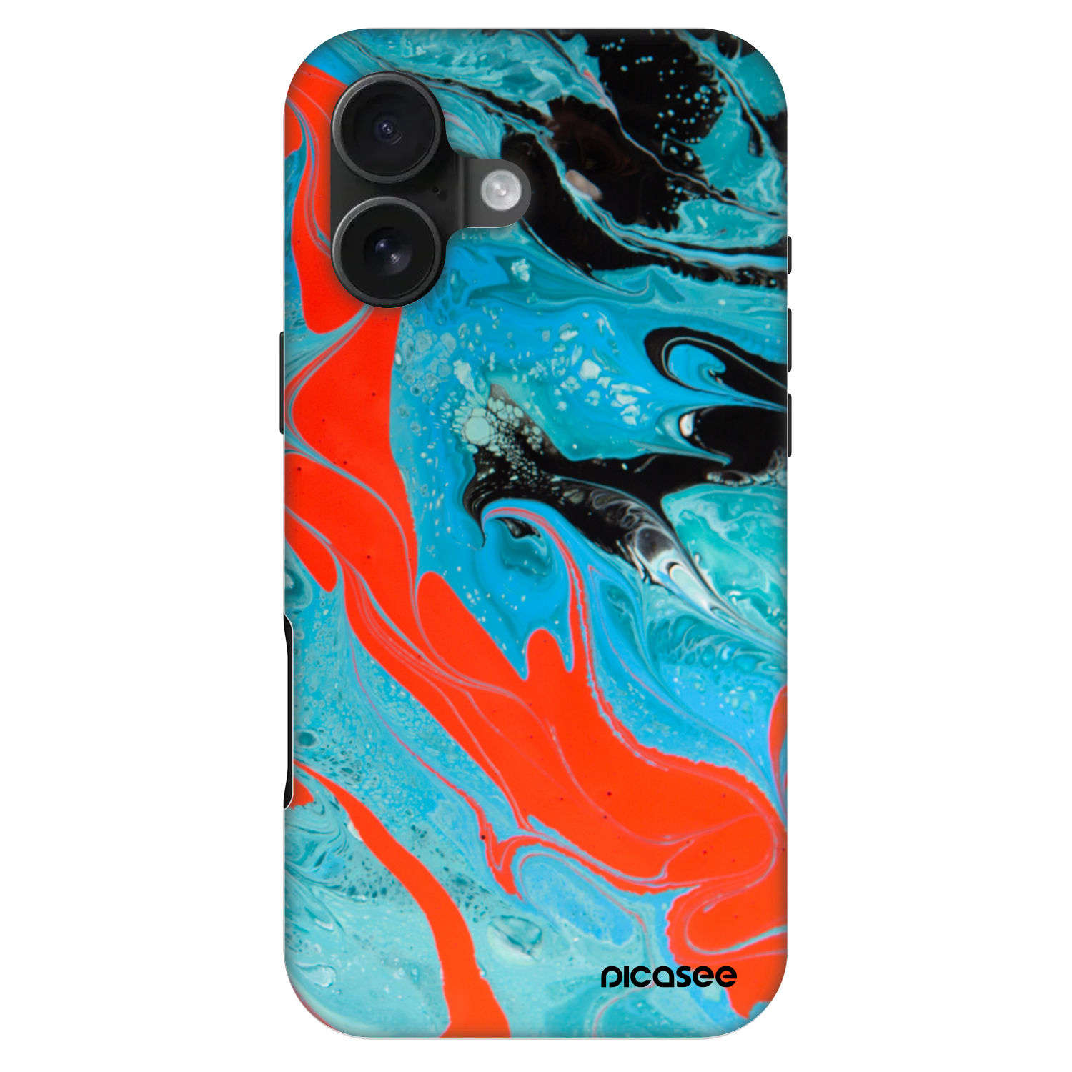 Picasee Fashion Case MagSafe pre Apple iPhone 16 - Blue Magma