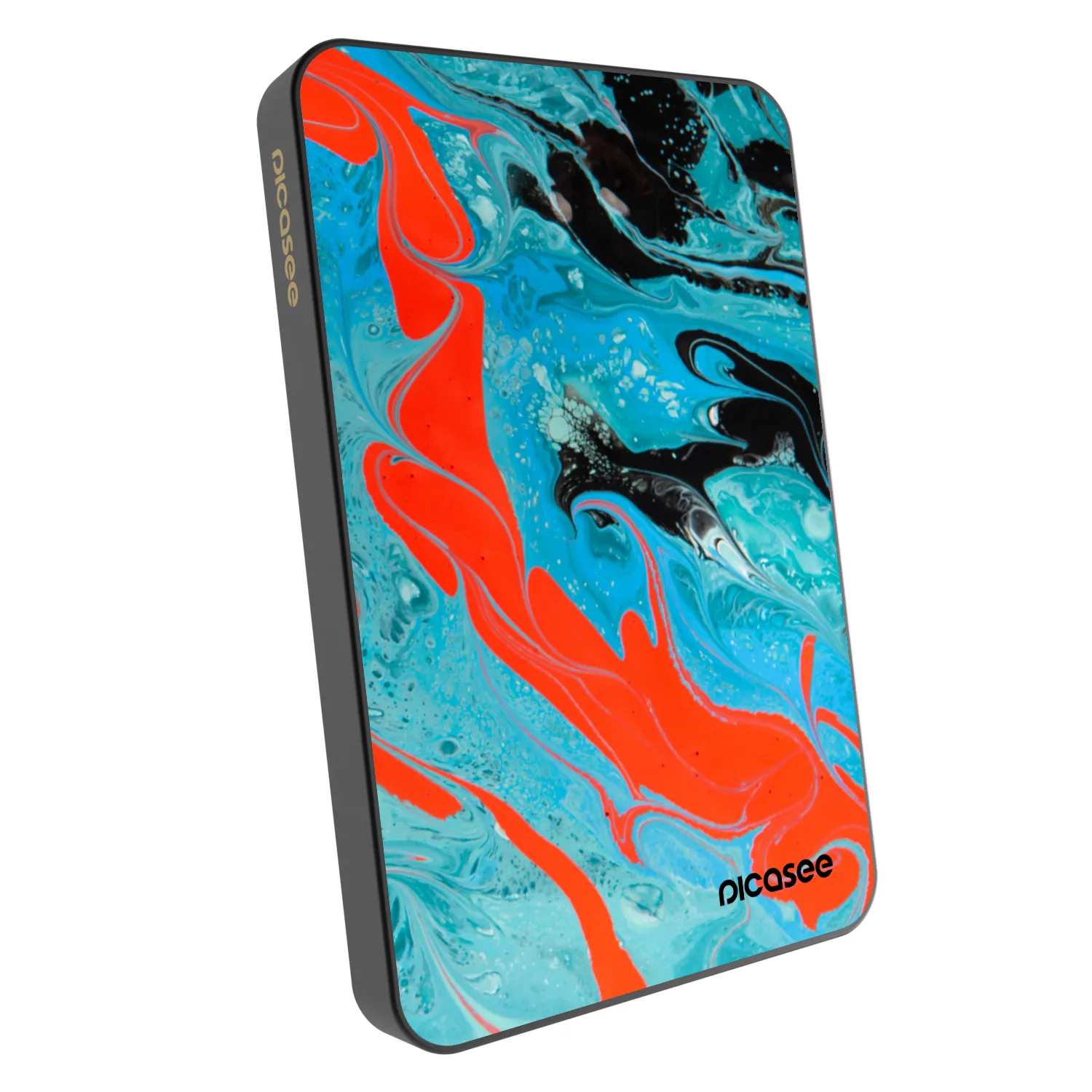 Picasee Powerbanka s MagSafe 5 000 mAh Šedá - Blue Magma