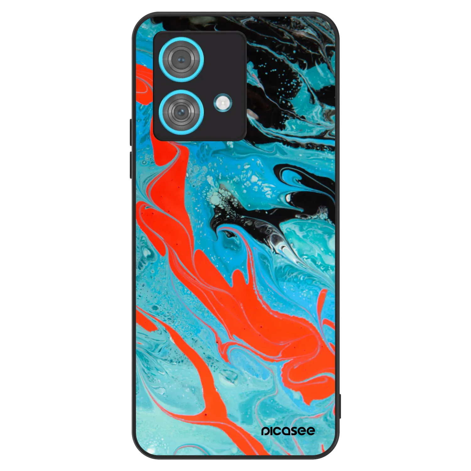 Picasee ULTIMATE CASE pro Motorola Edge 40 Neo - Blue Magma