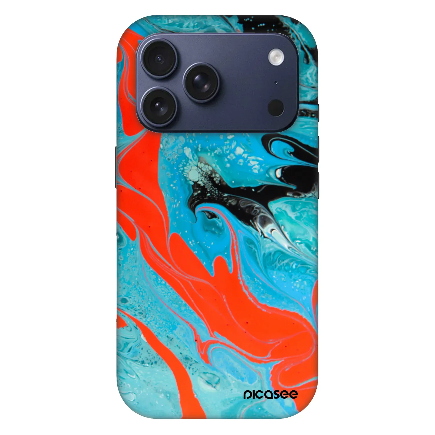Picasee Fashion Case MagSafe pre Apple iPhone 18 Pro - Blue Magma