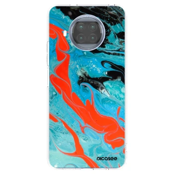 Picasee silikónový prehľadný obal pre Xiaomi Mi 10T Lite - Blue Magma