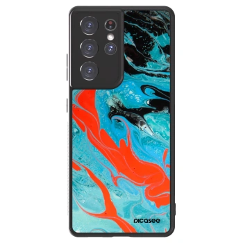 Obal pre Samsung Galaxy S21 Ultra 5G G998B - Blue Magma