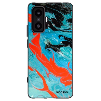 Picasee silikónový čierny obal pre Xiaomi 11T - Blue Magma