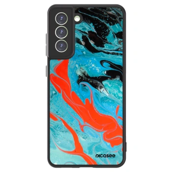 Picasee ULTIMATE CASE pro Samsung Galaxy S21 FE 5G - Blue Magma