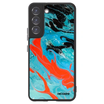 Picasee ULTIMATE CASE pro Samsung Galaxy S22 5G - Blue Magma