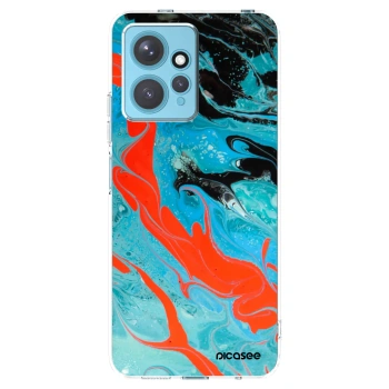 Picasee silikónový prehľadný obal pre Xiaomi Redmi Note 12 4G - Blue Magma