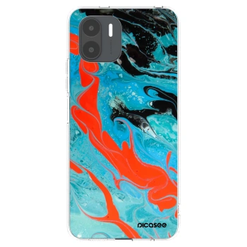Picasee silikónový prehľadný obal pre Xiaomi Redmi A2 - Blue Magma