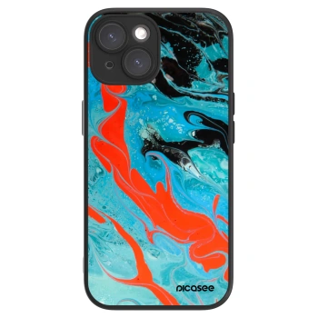 Picasee ULTIMATE CASE MagSafe pro Apple iPhone 15 - Blue Magma