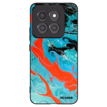 Picasee silikónový čierny obal pre Xiaomi 14 Pro - Blue Magma