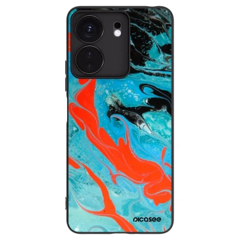 Picasee silikónový čierny obal pre Xiaomi Redmi 13C 4G - Blue Magma