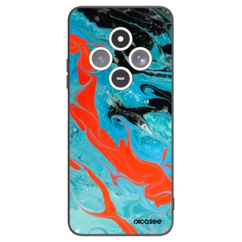 Picasee silikónový čierny obal pre Xiaomi Redmi 14C - Blue Magma