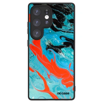 Picasee ULTIMATE CASE PowerShare pro Samsung Galaxy S25 Ultra 5G - Blue Magma