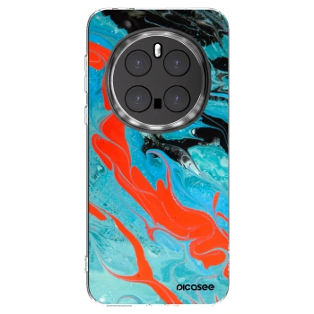 Picasee silikónový prehľadný obal pre Honor Magic7 Pro 5G - Blue Magma