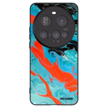 Picasee silikónový čierny obal pre Xiaomi 15 Ultra - Blue Magma