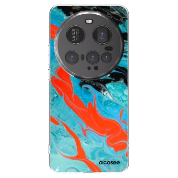 Picasee silikónový prehľadný obal pre Xiaomi 15 Ultra - Blue Magma