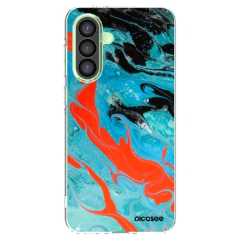 Picasee silikónový prehľadný obal pre Samsung Galaxy A26 5G A266B - Blue Magma