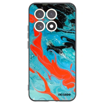 Picasee silikónový čierny obal pre Xiaomi 15T - Blue Magma