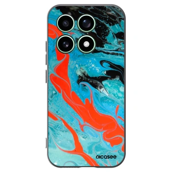 Picasee silikónový čierny obal pre Xiaomi 17 - Blue Magma