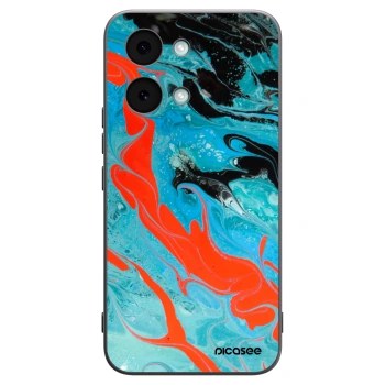 Picasee silikónový čierny obal pre Xiaomi Poco X8 Pro Max - Blue Magma