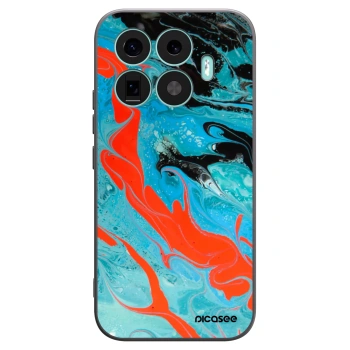 Picasee silikónový čierny obal pre Xiaomi 17T - Blue Magma