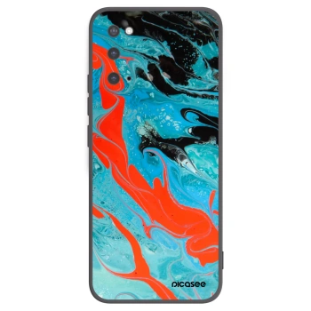 Picasee silikónový čierny obal pre Samsung Galaxy S20 G980F - Blue Magma