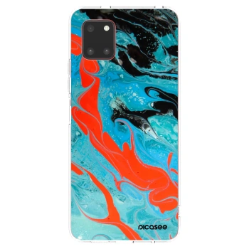 Picasee silikónový prehľadný obal pre Samsung Galaxy Note 10 Lite N770F - Blue Magma