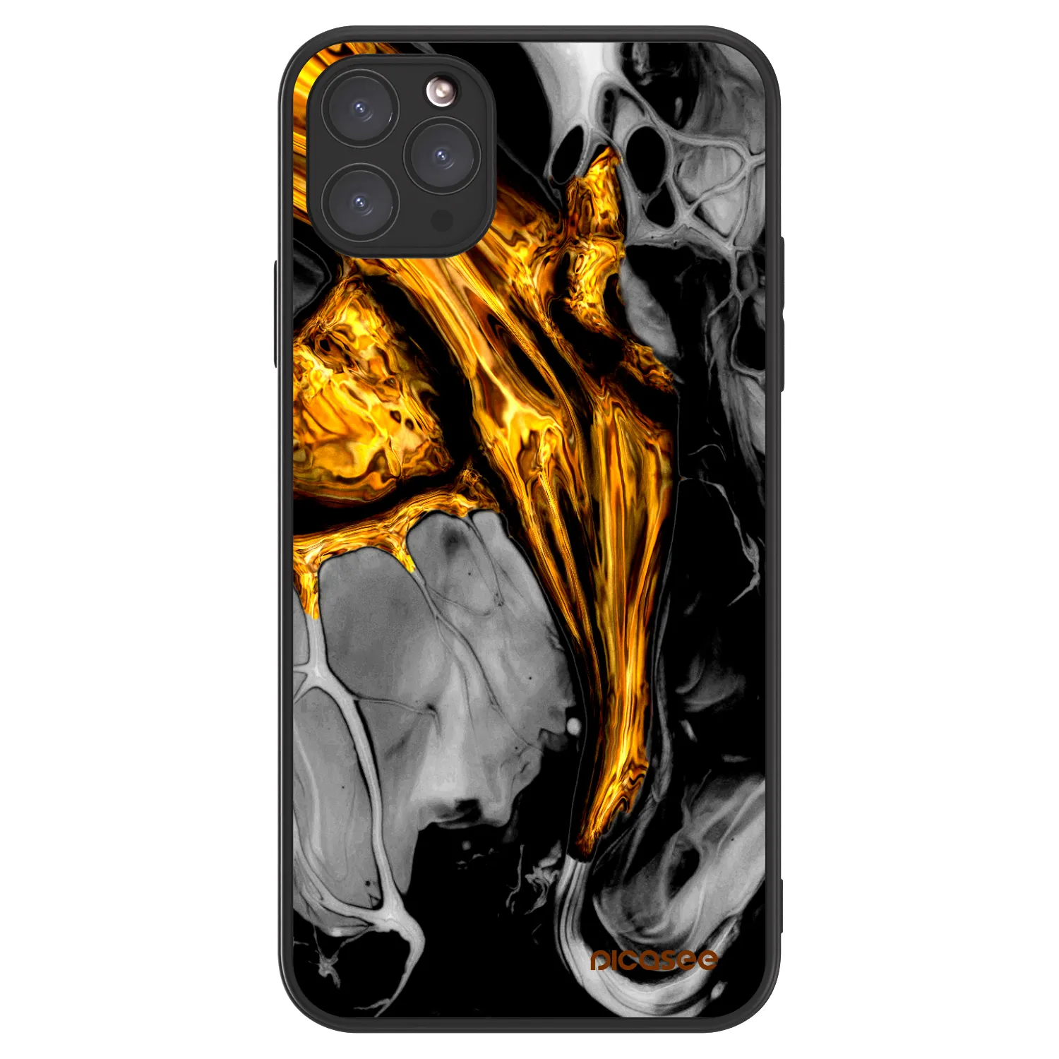 Picasee ULTIMATE CASE pro Apple iPhone 11 Pro Max - Black Gold