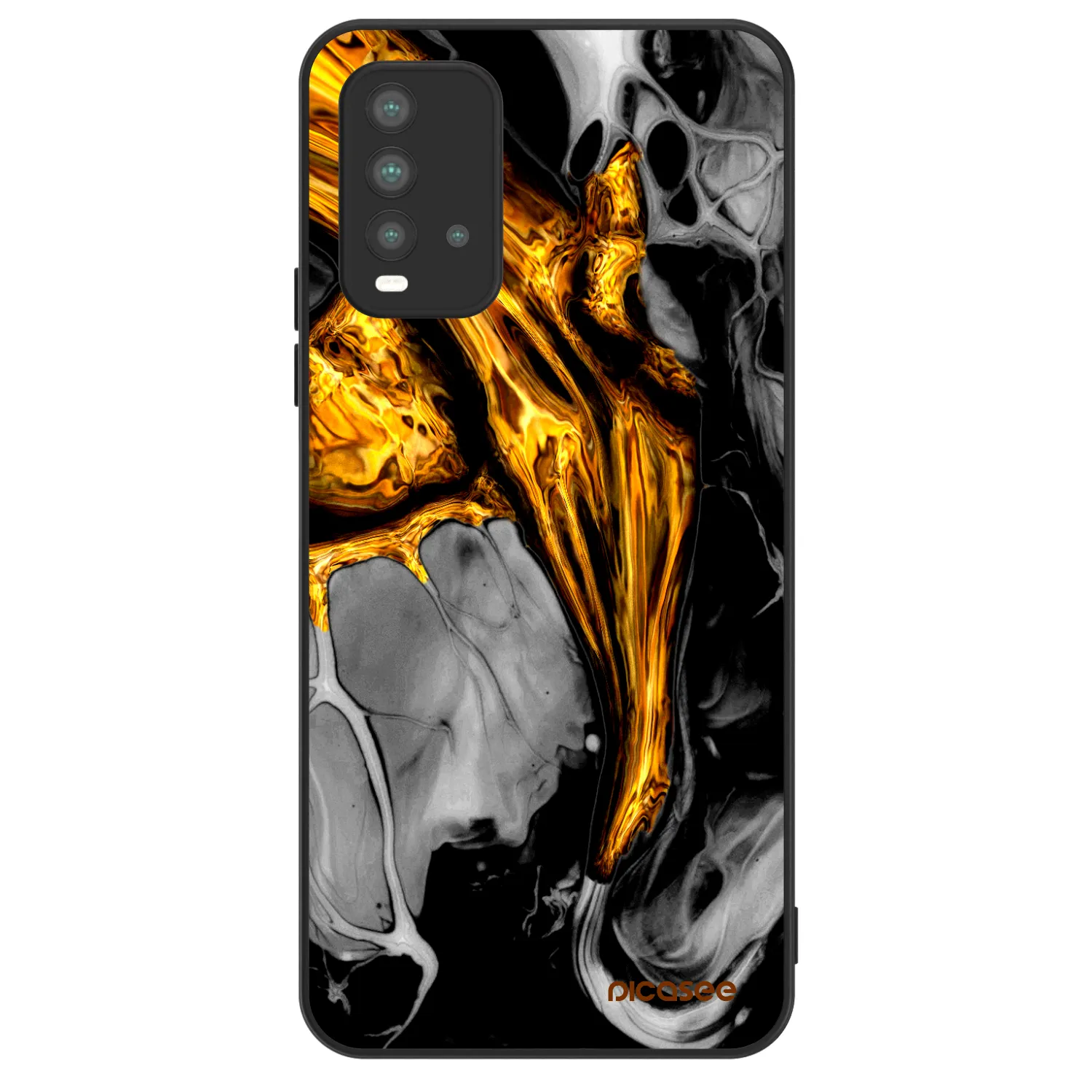 Picasee ULTIMATE CASE pro Xiaomi Redmi 9T - Black Gold