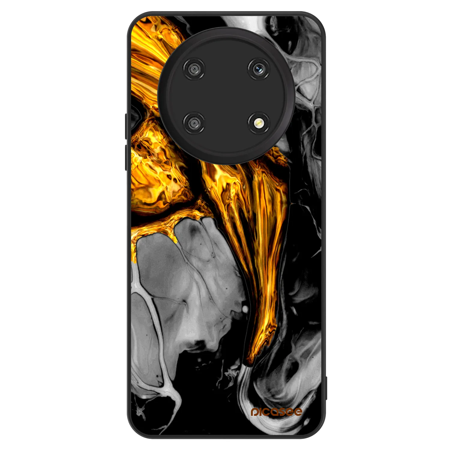 Picasee ULTIMATE CASE pro Honor Magic4 Lite 5G - Black Gold