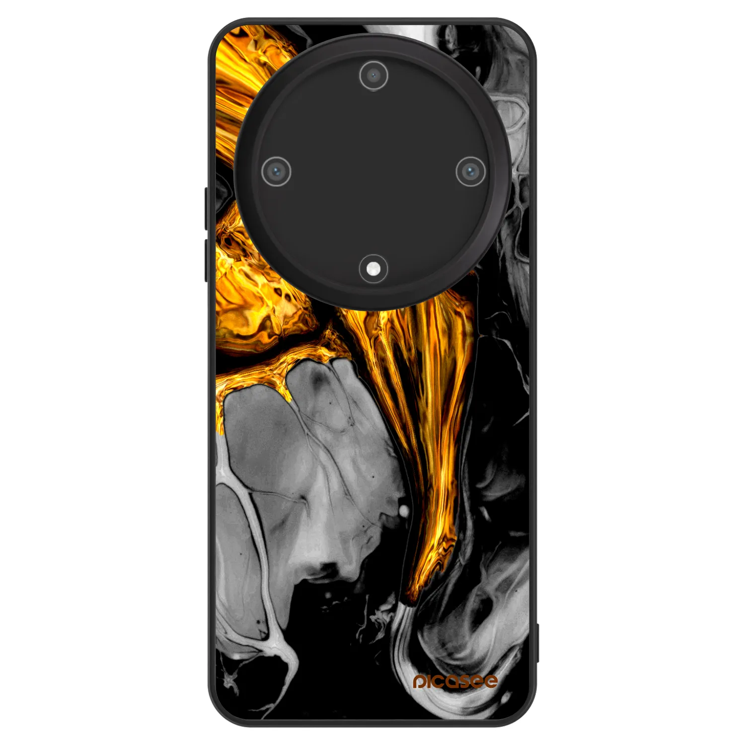 Picasee ULTIMATE CASE pro Honor Magic5 Lite 5G - Black Gold