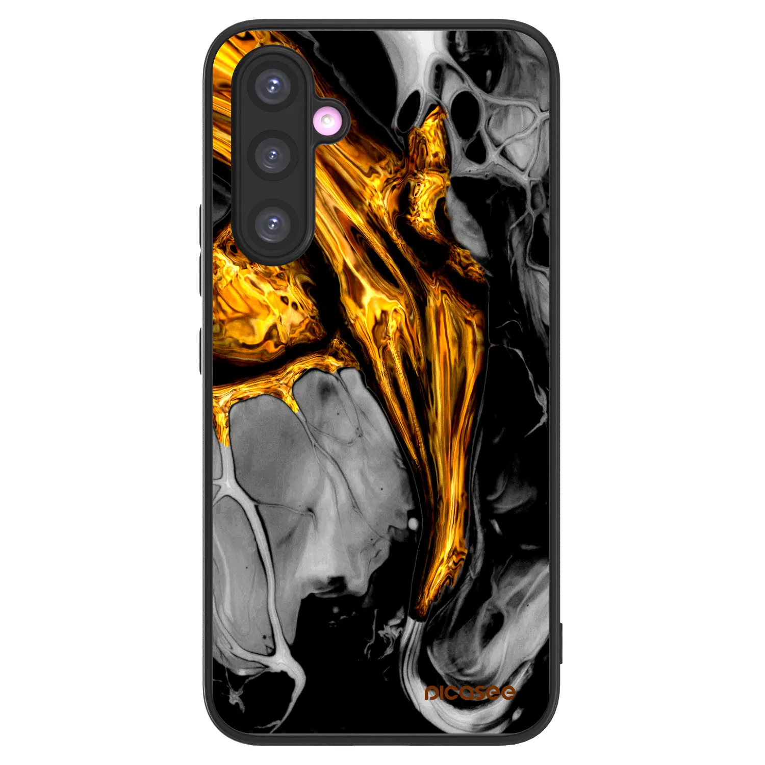 Picasee ULTIMATE CASE pro Samsung Galaxy A54 5G A546B - Black Gold